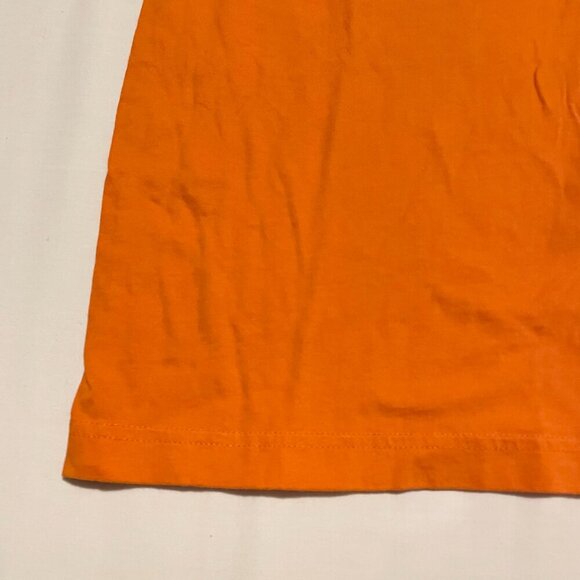 Tommy Hilfiger Orange Tshirt Mens Size Large Shirt - Picture 7 of 15